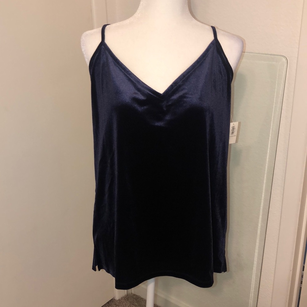 OLD NAVY Sz L  V Neck Velvet Camisole/Top BNWTags 👀